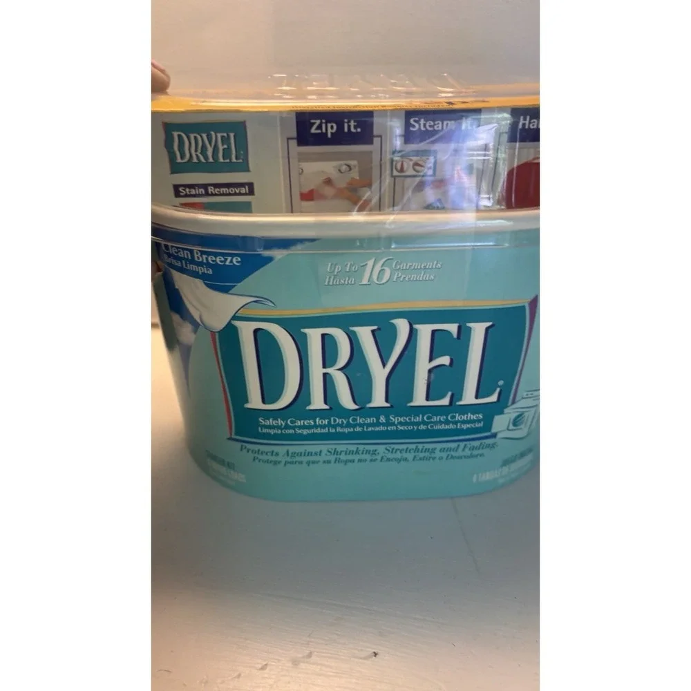 DRYEL-DRY-CLEAN-ONLY-FABRIC-CARE-STARTER-KIT-16 GARMENTS-12-DRYER-LOADS-RARE